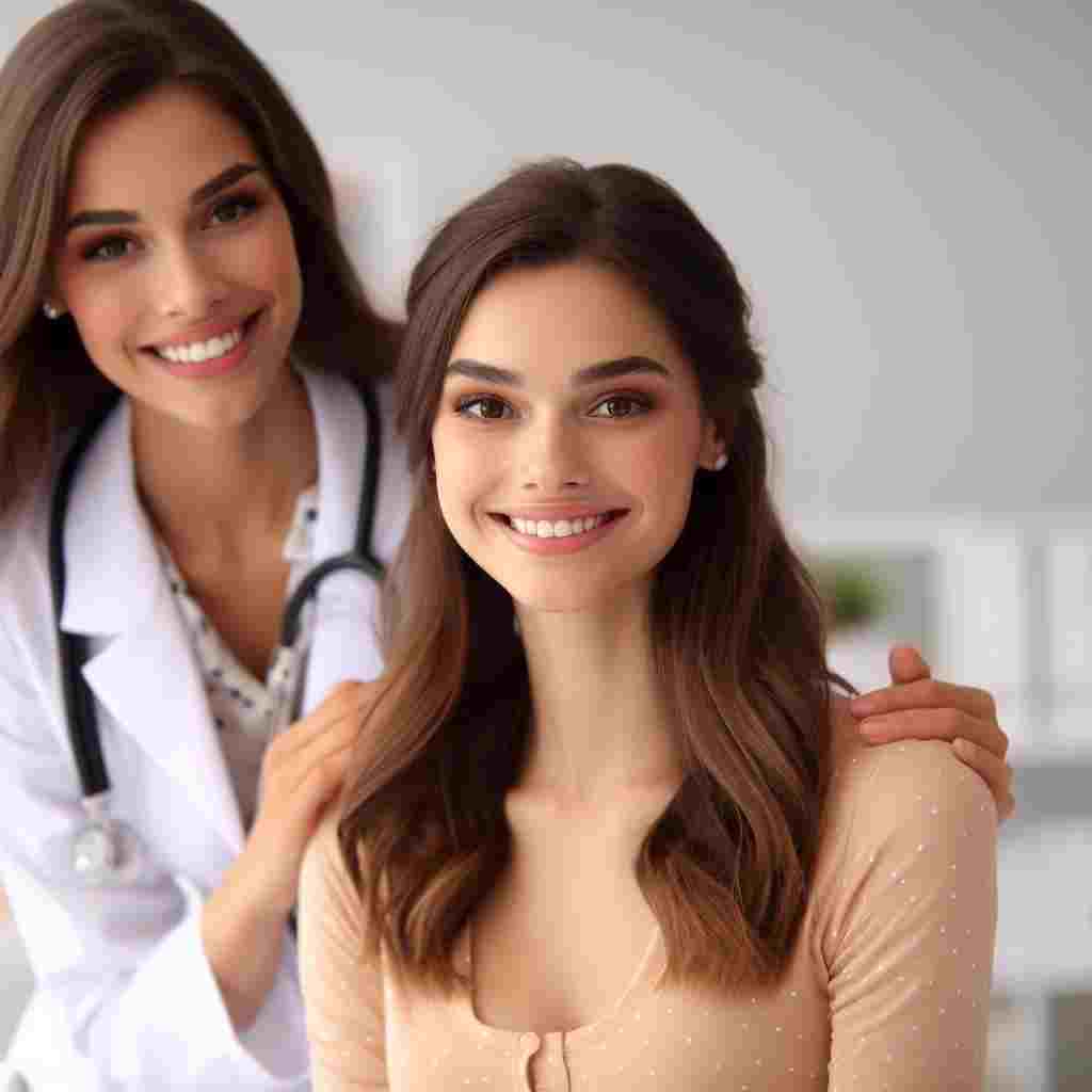 Transform Your Midsection: A Complete Review of Tummy Tuck Options in Dubai A gynaecologist doctor treating patient at pantai hospital Malaysia (illustration)